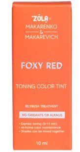 ZOLA x Makarenko x Makarevich Тонирующая краска Toning Color Tint Foxy Red, 10 мл И0000029643 фото