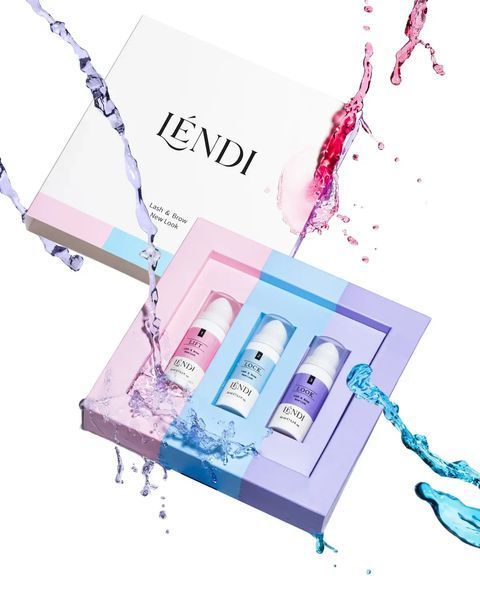 Lendi Set f&uuml;r die Laminierung von Wimpern und Augenbrauen &bdquo;Lash & Brow New Look&rdquo; (3 x 10 ml) И0000029274 Fotos