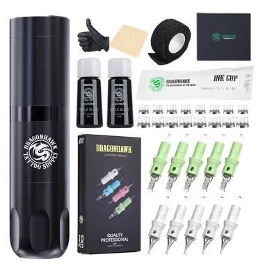 Modular Mașina pentru Tatuaj Mast Dragonhawk Negru X8 WQP-048 И0000028660 foto