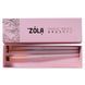 ZOLA Zestaw Jasnor&oacute;żowych Pędzli do Farbowania Brwi MAGIC BROW BRUSHES Profesjonalny