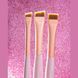 ZOLA Zestaw Jasnor&oacute;żowych Pędzli do Farbowania Brwi MAGIC BROW BRUSHES Profesjonalny