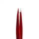 Сталекс (TE-11/5r) Пінцет для брів EXPERT 11, type 5 (точковий) Червоний