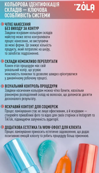 ZOLA Color Lab Emotion Laminierungsset Brow & Lash Protein Reconstruction System И0000027786 Fotos