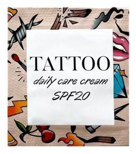 Mark Ecopharm Heilende Creme nach dem Tattoo Daily Care SPF 20, in einem Sachet, 5 ml И0000028600 Fotos