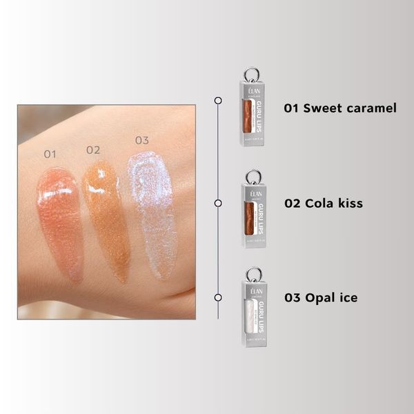 Elan x Zinkova Guru Lips Błyszczyk do ust 03 Opal Ice, 4 ml И0000030377 zdjęcia
