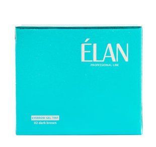 Elan Gel-Farbe f&uuml;r Augenbrauen und Wimpern mit Oxidationsmittel, 02 Dark Brown, 2 x 5 g И0000027596 Fotos