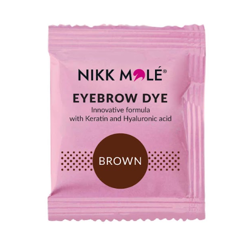 Nikk Mole Teinture pour sourcils et cils + oxydant Brown/Marron en sachet, 2*5 ml И0000024893 фото