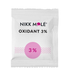 Nikk Mole Teinture pour sourcils et cils + oxydant Brown/Marron en sachet, 2*5 ml