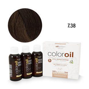 Color Oil Tinta per capelli 7.38 &ndash; Biondo medio ambra, 125 ml И0000019128 foto