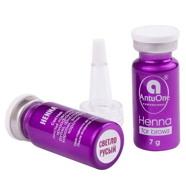 AntuOne Henna f&uuml;r Augenbrauen mit Verschlusskappe &ndash; Hellblond, 7 g И0000025283 Fotos