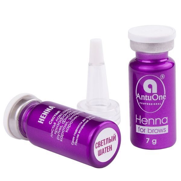 AntuOne Henna na obočie s uz&aacute;verom &ndash; Svetl&yacute; &scaron;aten, 7 g И0000025284 foto