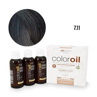 Color Oil Farba do włos&oacute;w 7.11 &ndash; Srebrny księżyc, 125 ml И0000019132 zdjęcia