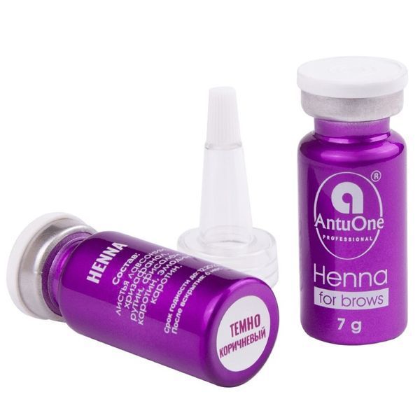 AntuOne Henna f&uuml;r Augenbrauen mit Verschlusskappe &ndash; Dunkelbraun, 7 g И0000025285 Fotos