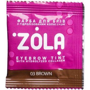 ZOLA Teinture pour sourcils au collag&egrave;ne Eyebrow Tint With Collagen 5 ml (03 Brown) SASHE И0000026553 фото