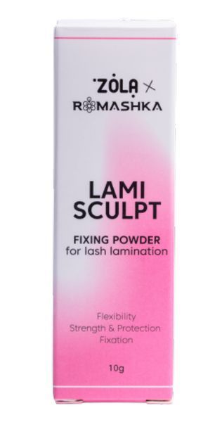 ZOLA x Romashka Фіксуюча пудра для ламінування вій LamiSculpt, 10 г И0000029408 фото