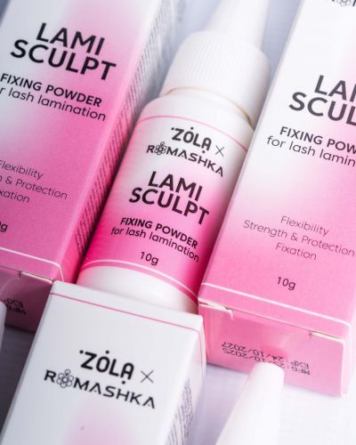 ZOLA x Romashka Фіксуюча пудра для ламінування вій LamiSculpt, 10 г И0000029408 фото