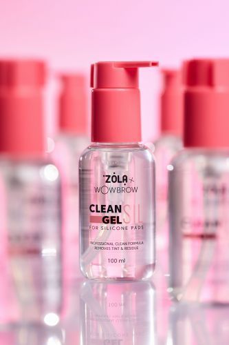 ZOLA x WowBrow Clean Sil Gel Gel pentru curățarea bigudiurilor de laminare a genelor, 100 ml И0000029876 foto