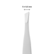 Staleks (TE-20/3) Pinzas para cejas EXPERT 20, tipo 3 (bordes anchos biselados)