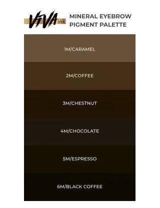 Viva Pigment f&uuml;r Permanent Make-up Eyebrows #2 Nutella, 6 ml И0000028169 Fotos