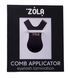 ZOLA Aplicator pieptene metalic &ndash; Negru