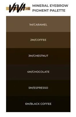 Viva Pigment pro Tetov&aacute;n&iacute; Eyebrows Mineral 6/M Black K&aacute;va, 6 Ml И0000028192 foto